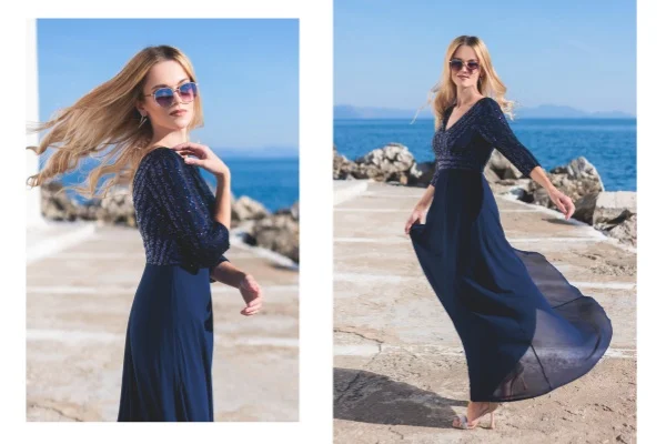 Graceful Flowing Maxi Dress 