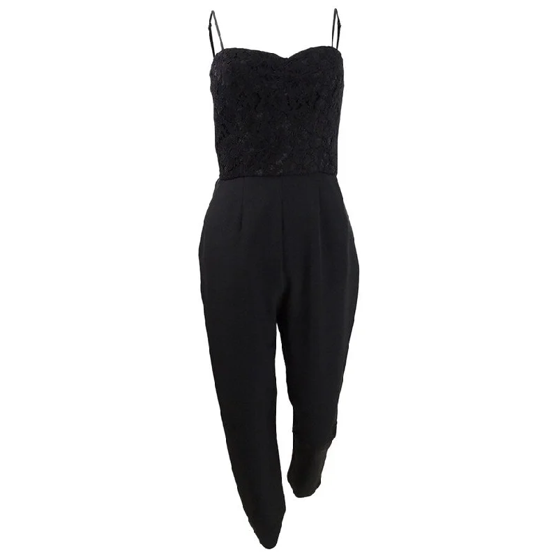 Leyden Womens Lace Jumpsuit