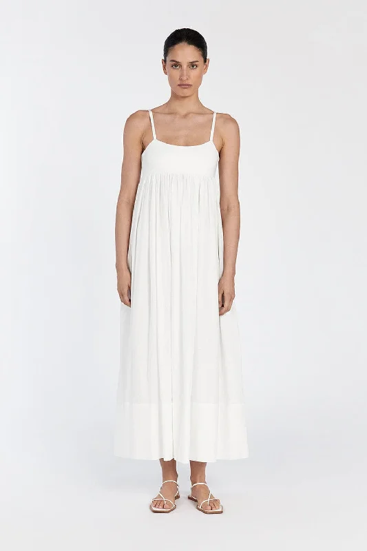 MAEVE WHITE MIDI DRESS